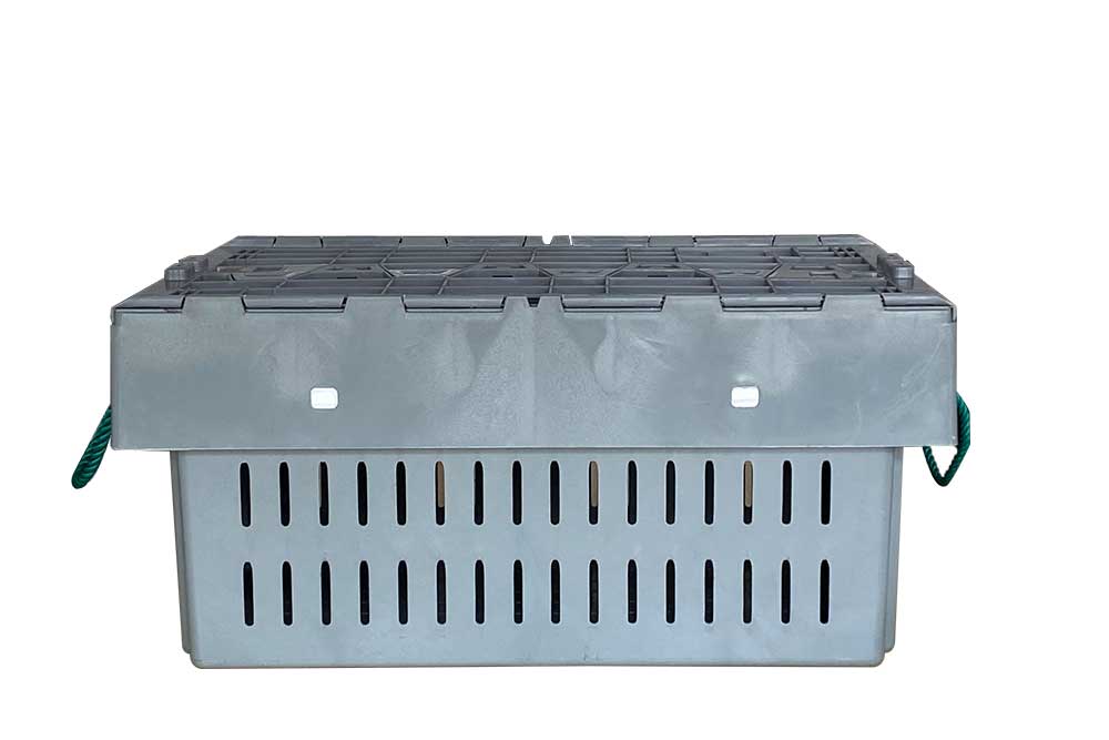 Diagonal feeding basket